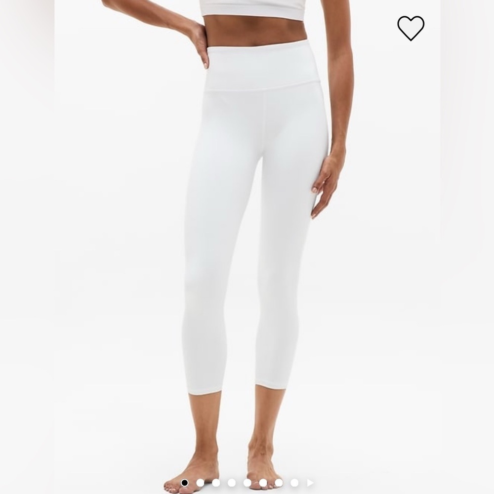 NWT Athleta Ultra High Rise Elation White 7/8 tight Size Small